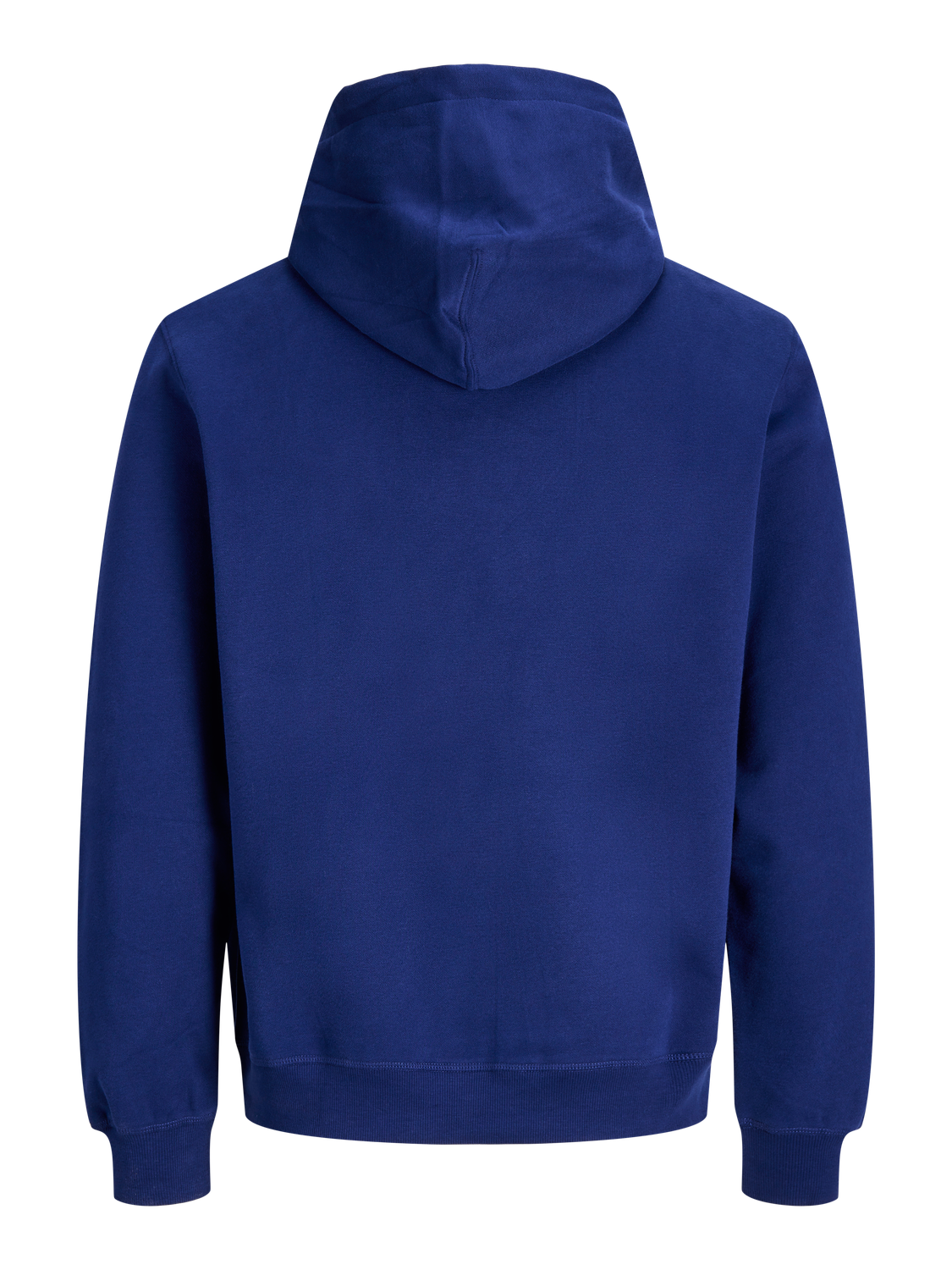 Blue hoodie on a white background