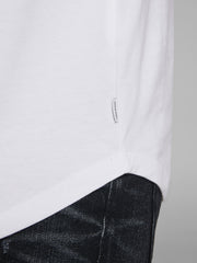 تي شيرت JJECURVED - أبيض