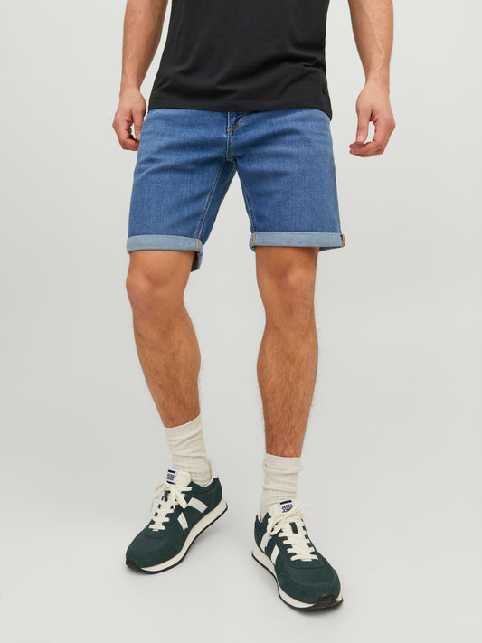 JJIRICK Shorts - Blue Denim