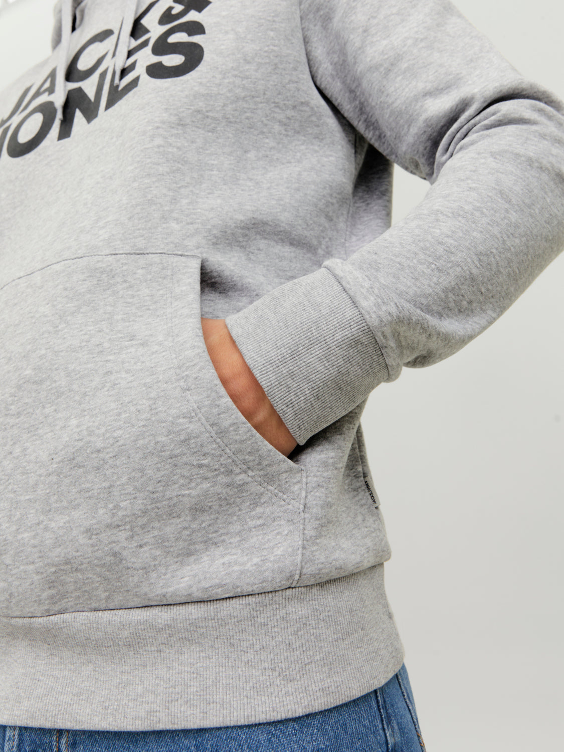 JJECORP Sweat - Light Grey Melange