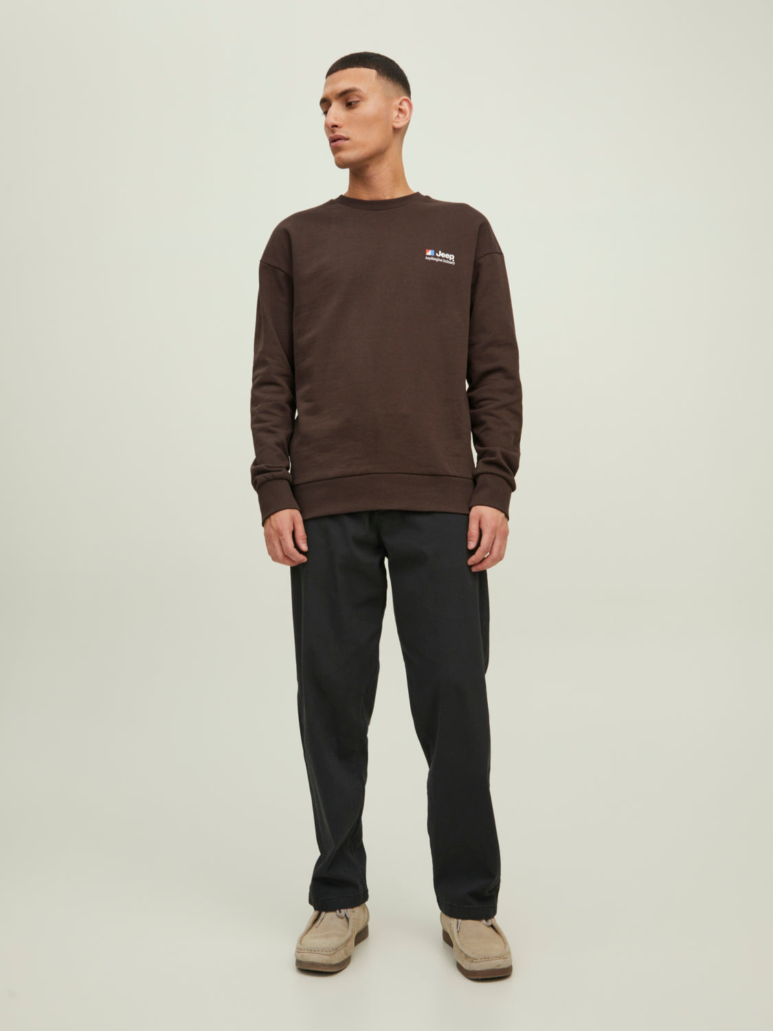 JORJEEP Sweat - Seal Brown