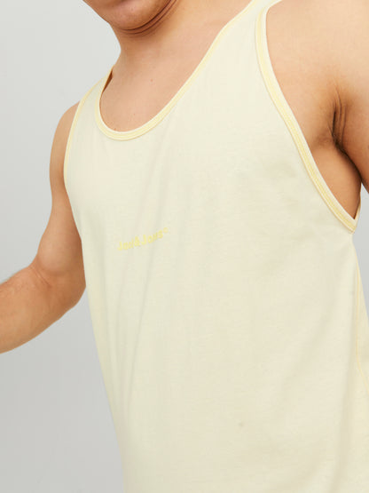 JORFADED Tank Top - Transparent Yellow