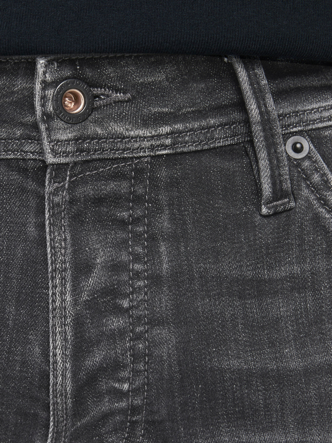 JJIGLENN Jeans - Black Denim