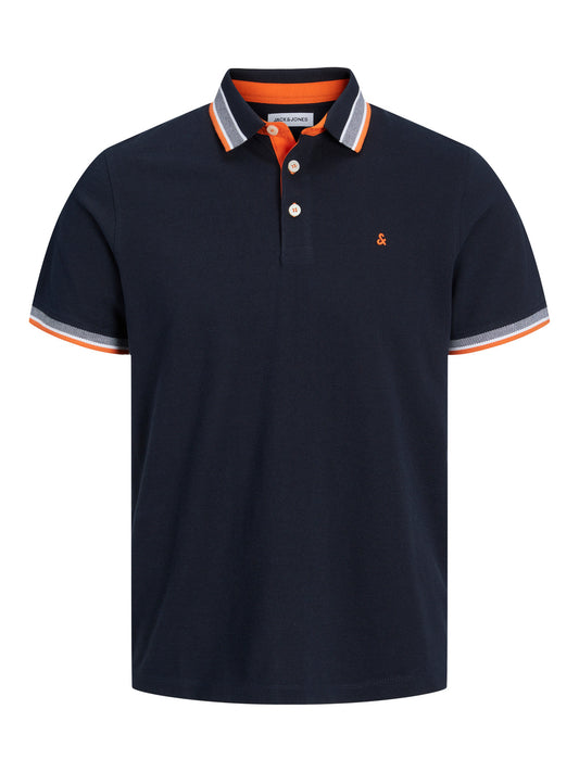 JJEPAULOS Polo Shirt - Black Navy