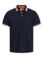 JJEPAULOS Polo Shirt - Black Navy