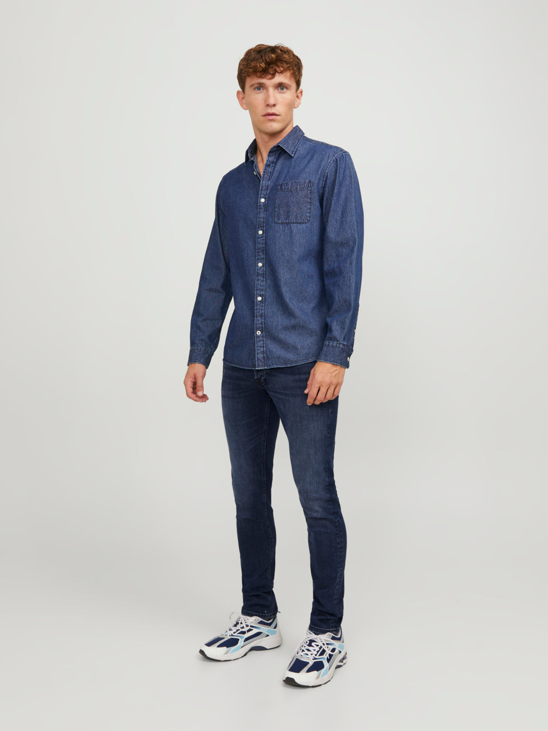 JJIGLENN Jeans - Blue Denim