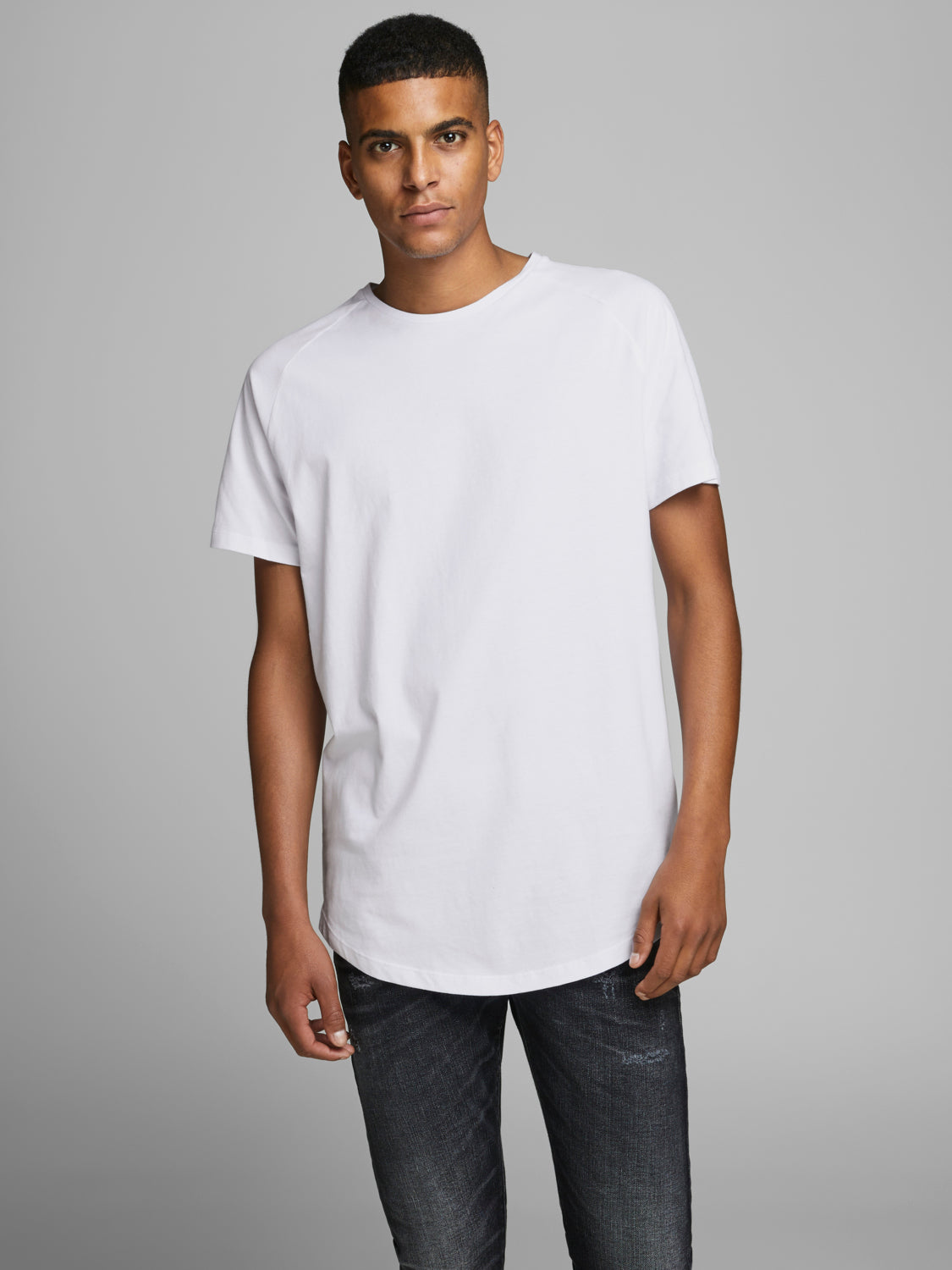 JJECURVED T-Shirt - White