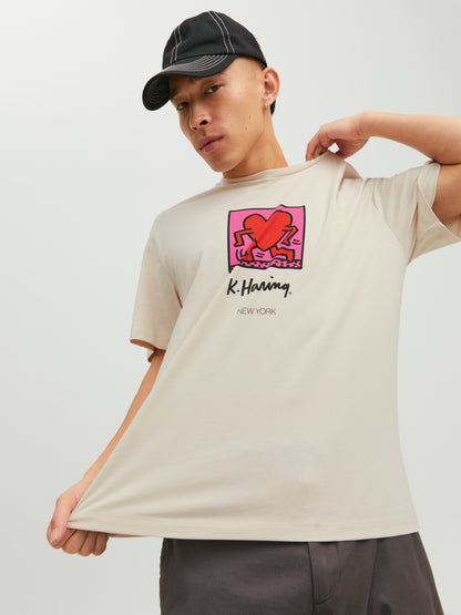 JORKEITHHARING T-Shirt - Moonbeam