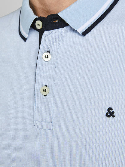 JJEPAULOS Polo Shirt - Dusty Blue