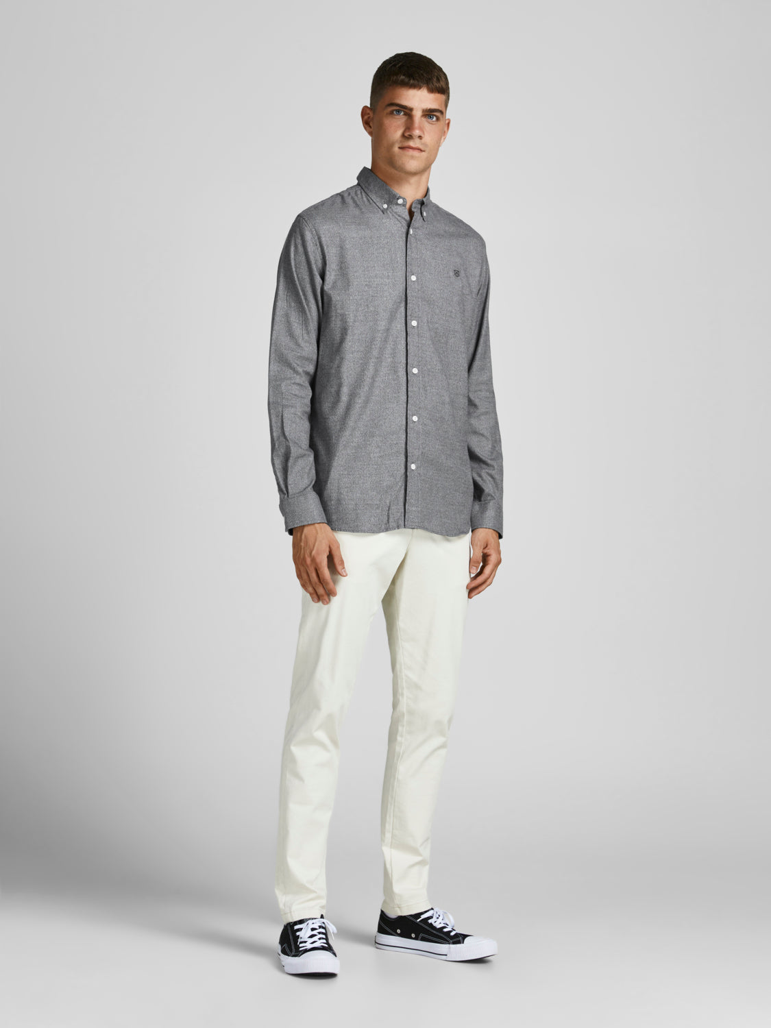 JPRBLAPERFECT Shirts - Grey Melange