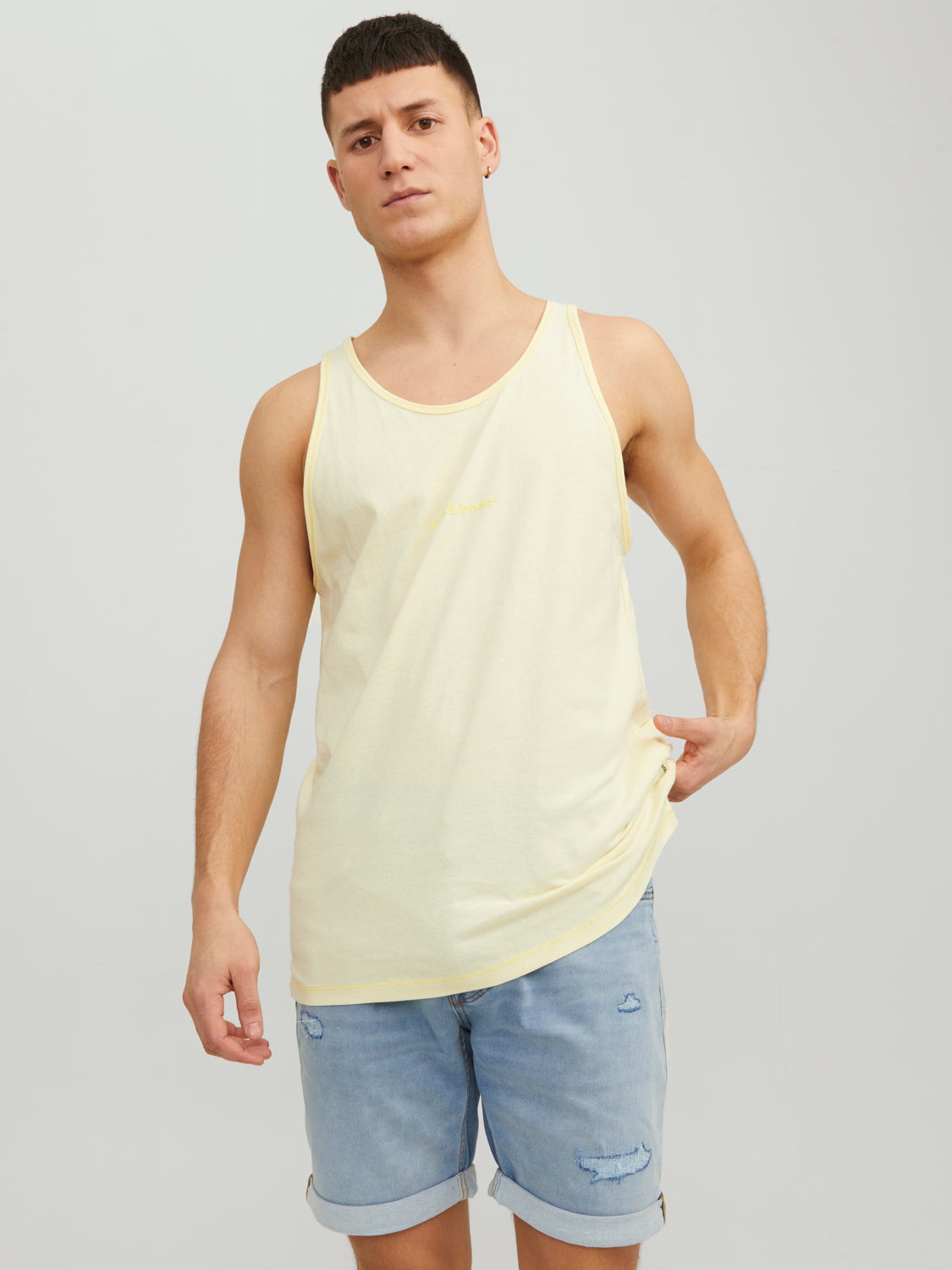 JORFADED Tank Top - Transparent Yellow