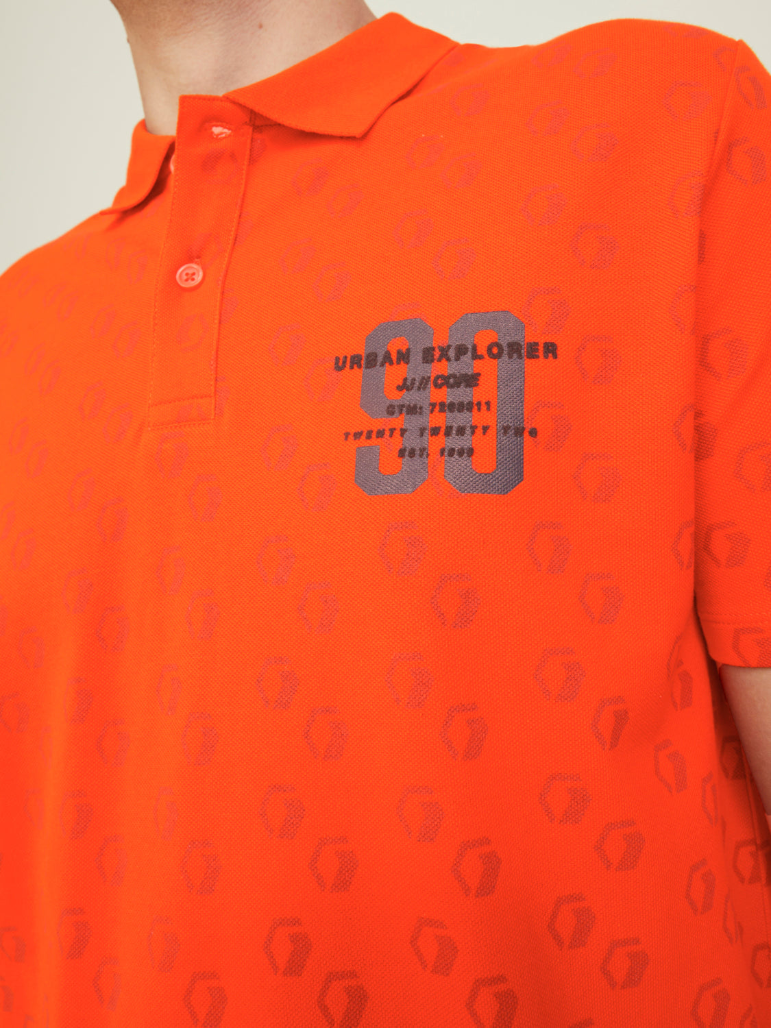 JCOLOGAN Polo Shirt - Tangerine Tango