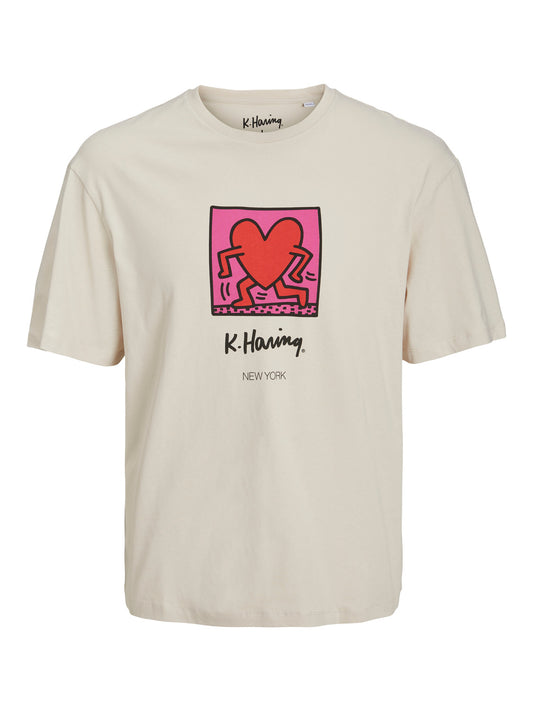 JORKEITHHARING T-Shirt - Moonbeam