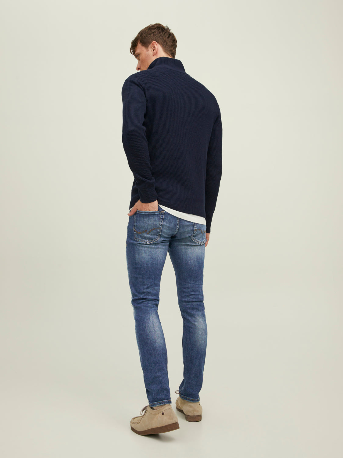 JJIGLENN Jeans - Blue Denim