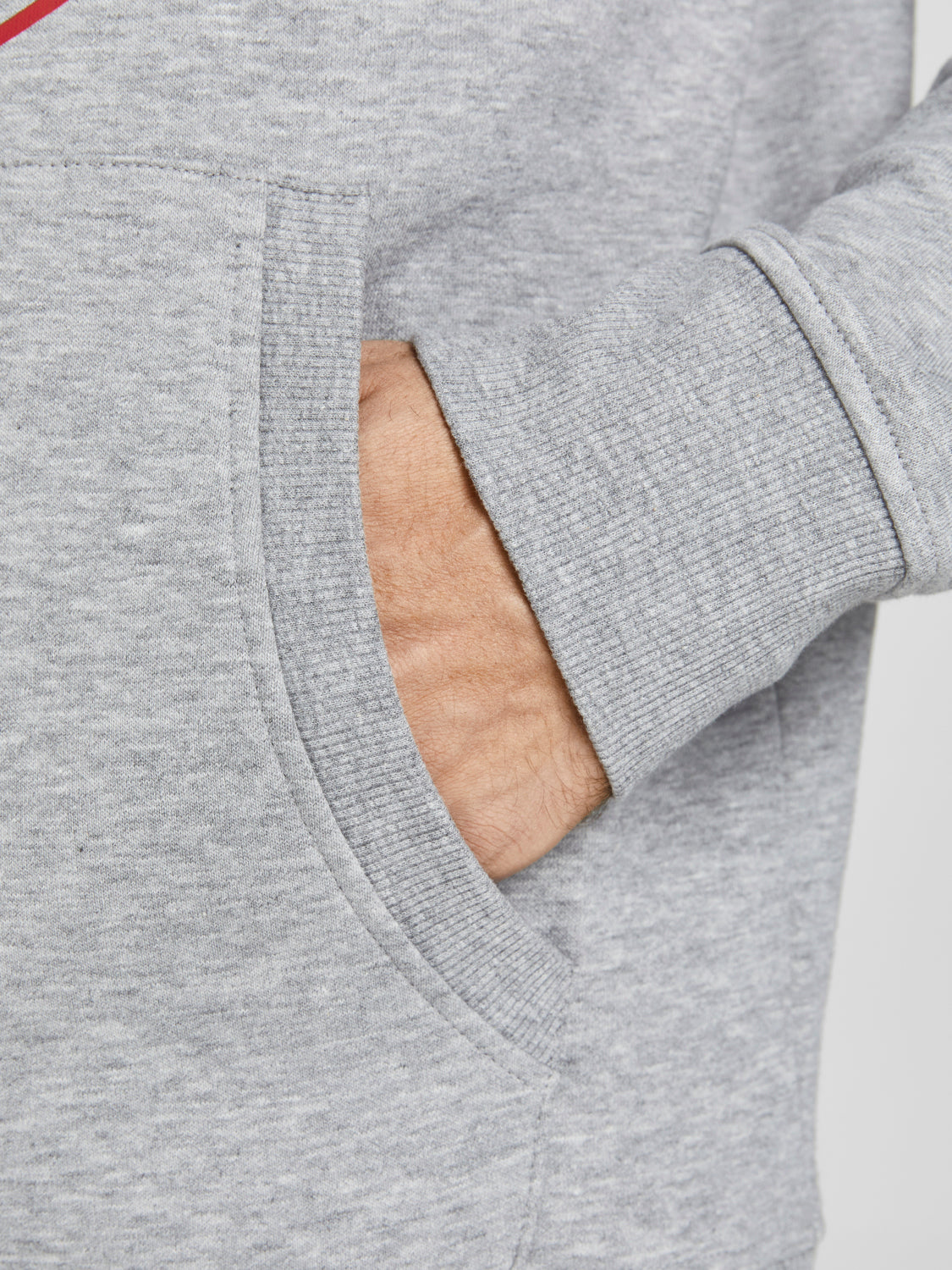 JJBRAT Sweat - Light Grey Melange