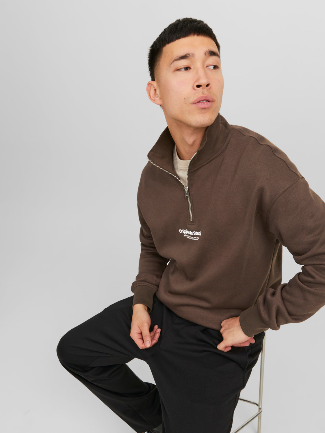 JORVESTERBRO Sweat - Chocolate Brown