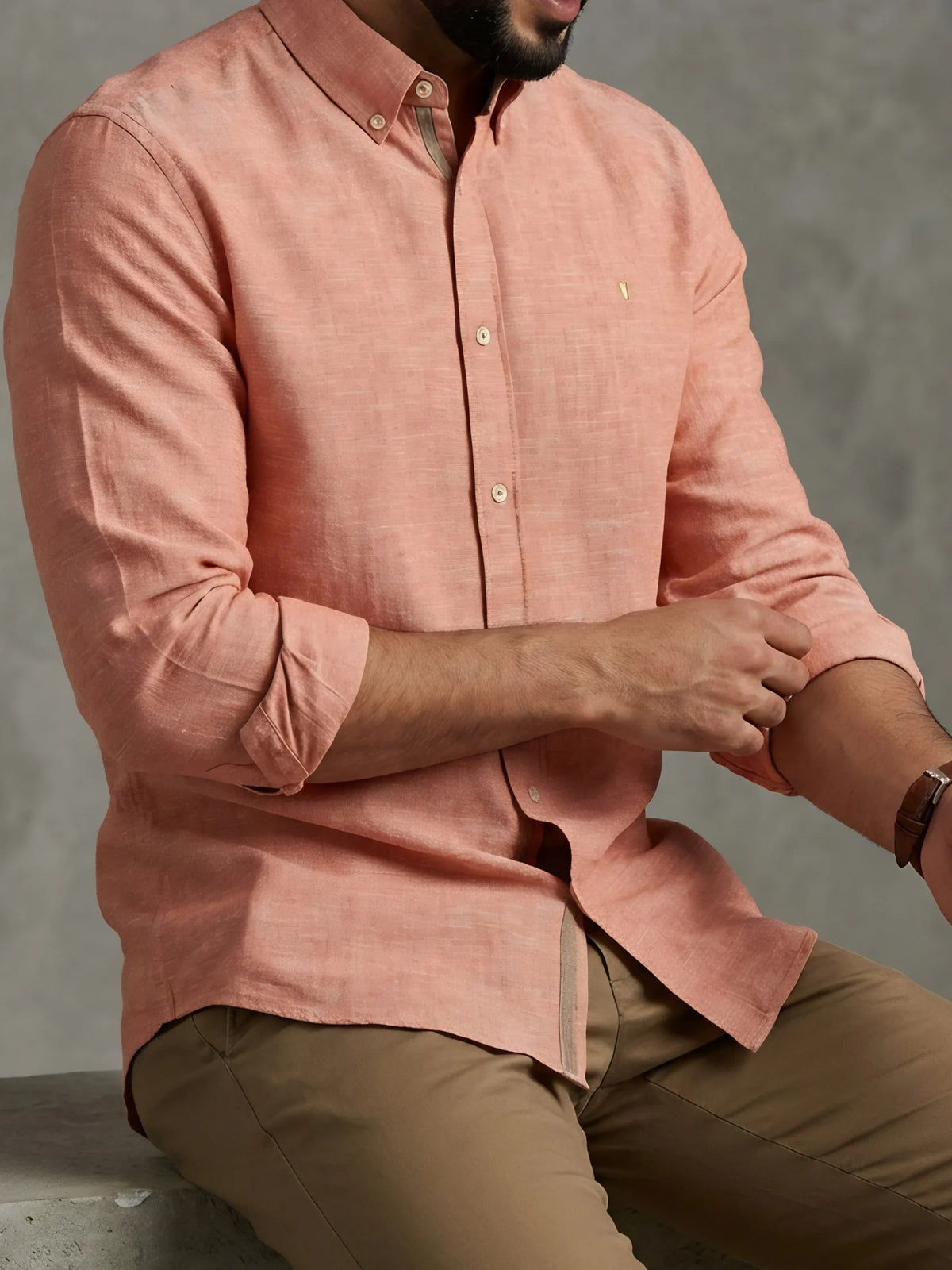 JPRBLUSUMMER Shirt - Amber Brown