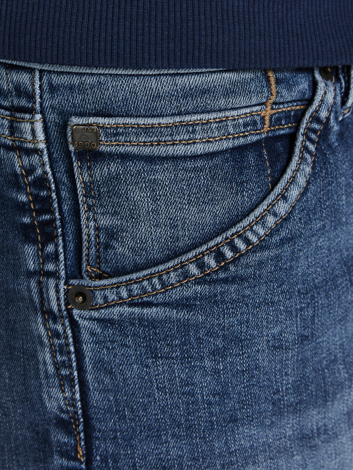 JJIGLENN Jeans - Blue Denim