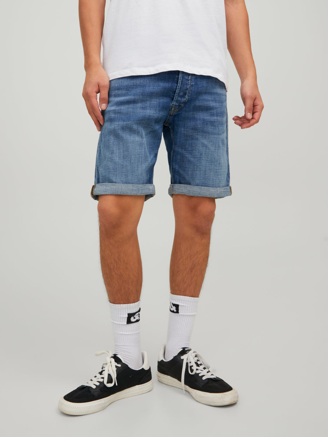 JJICHRIS Shorts - Blue Denim