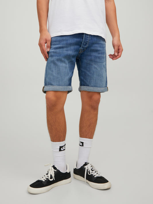 JJICHRIS Shorts - Blue Denim