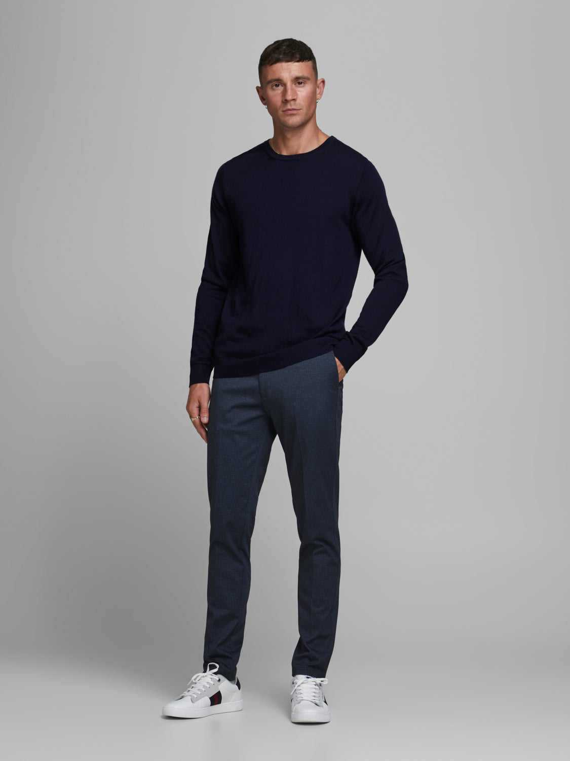 JJEMARK Pullover - Maritime Blue