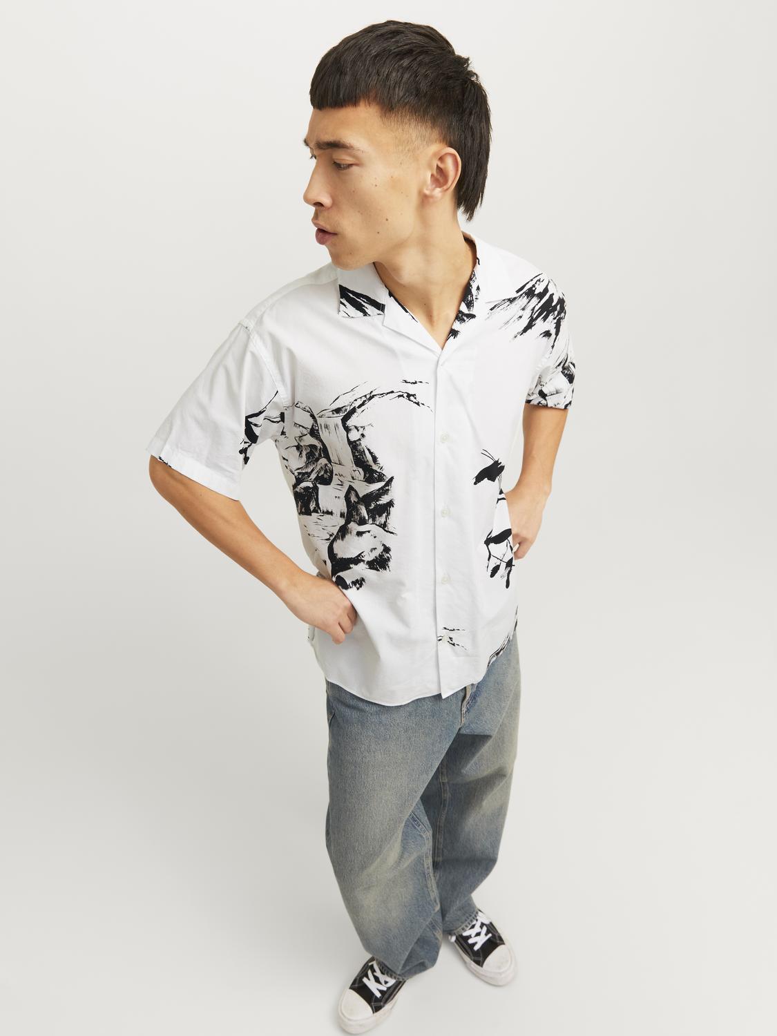 JPRBLAPALMA Shirts - Bright White