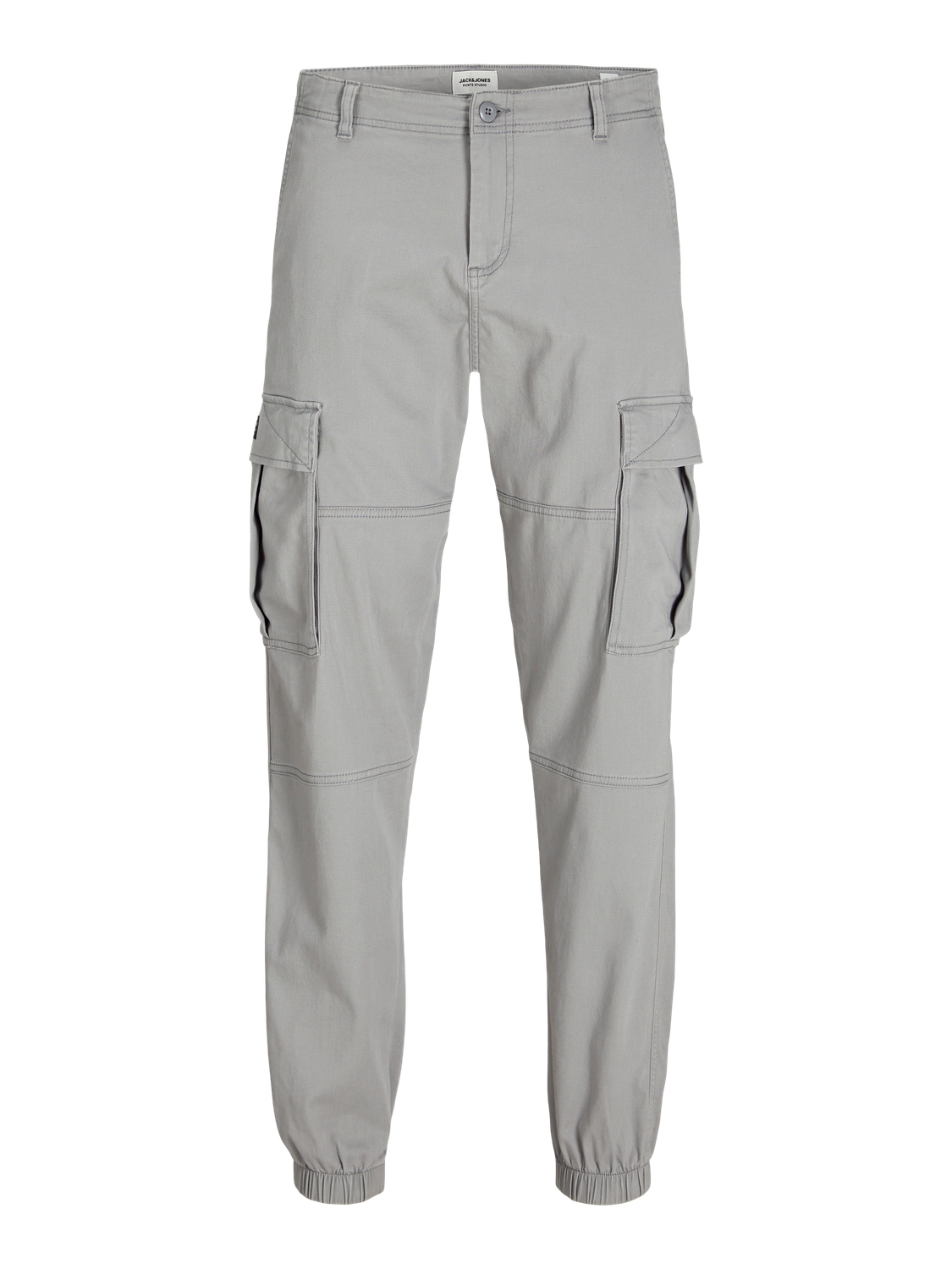 بنطلون كارجو رجالي رمادي – من الأمام
