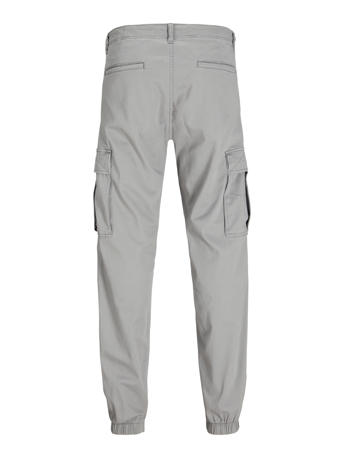 بنطلون رمادي رجالي بستايل كارجو – من الخلف