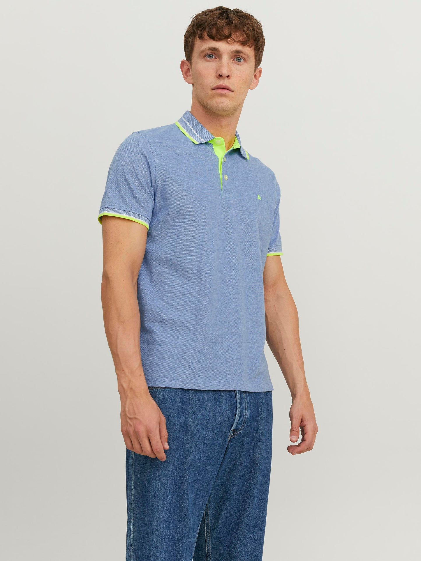 JJEPAULOS Polo Shirt - Bright Cobalt