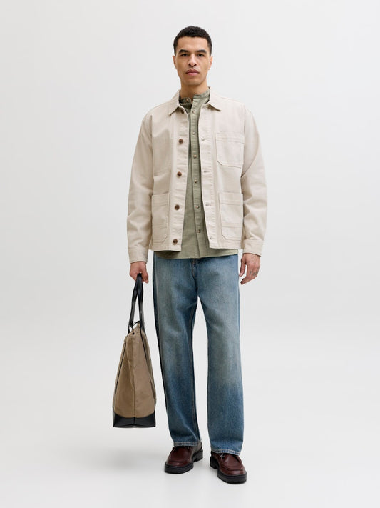 JJESUMMER Shirt - Dusty Olive