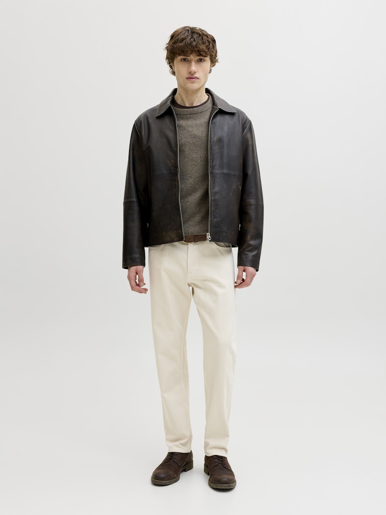 JJICHRIS Jeans - Ecru