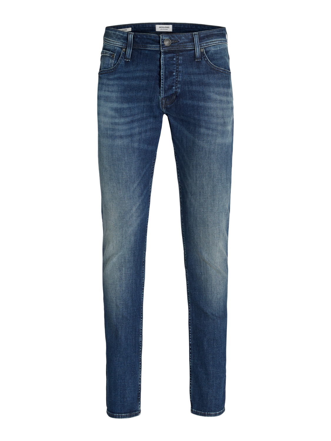 بنطال جينز رجالي سليم فِت أزرق من جاك آند جونز – أمامي كامل