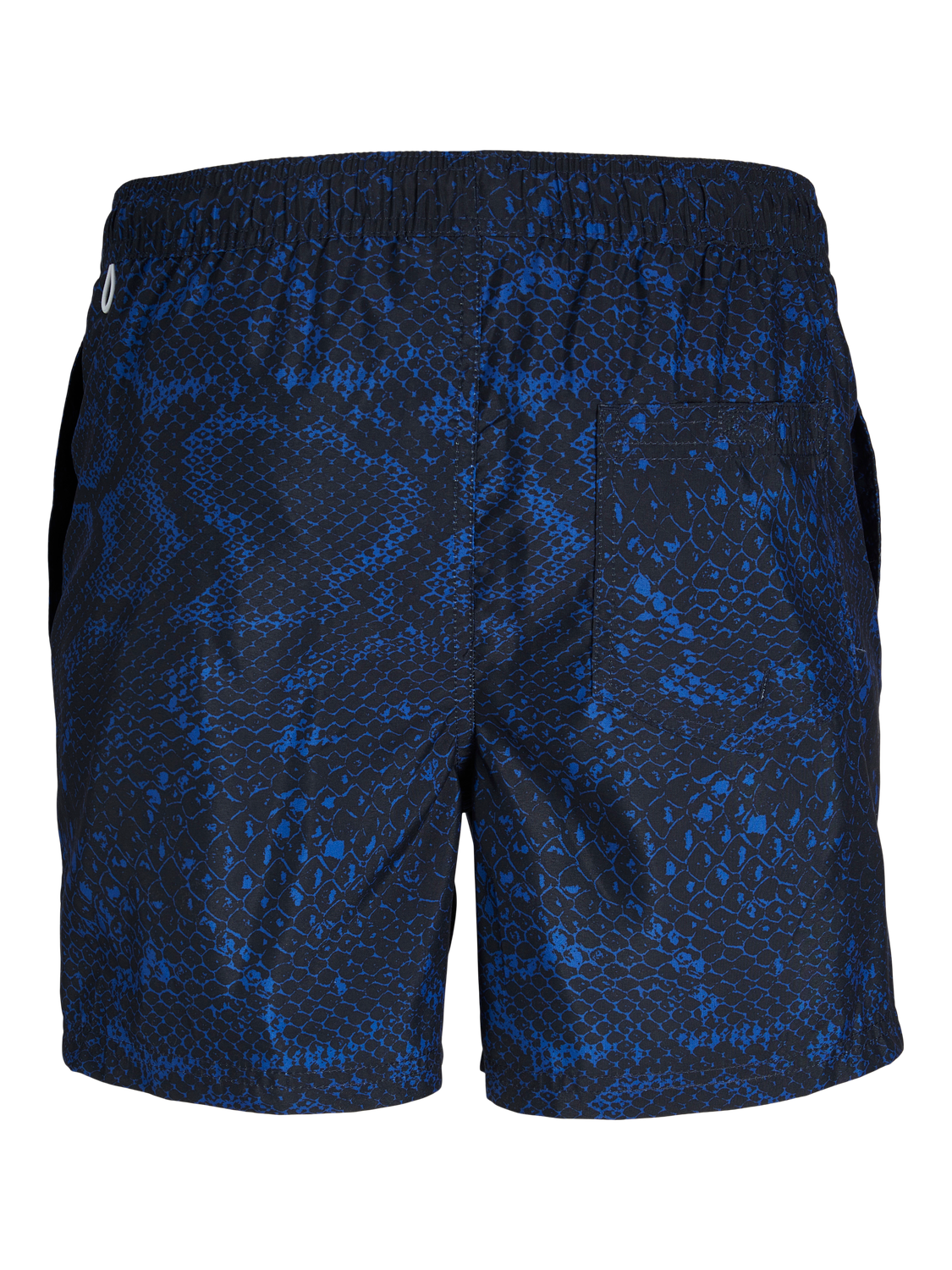 شورت رجالي مطاطي للسباحة – نقشة Snake – منظر جانبي