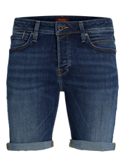 شورت جينز رجالي أزرق بتصميم