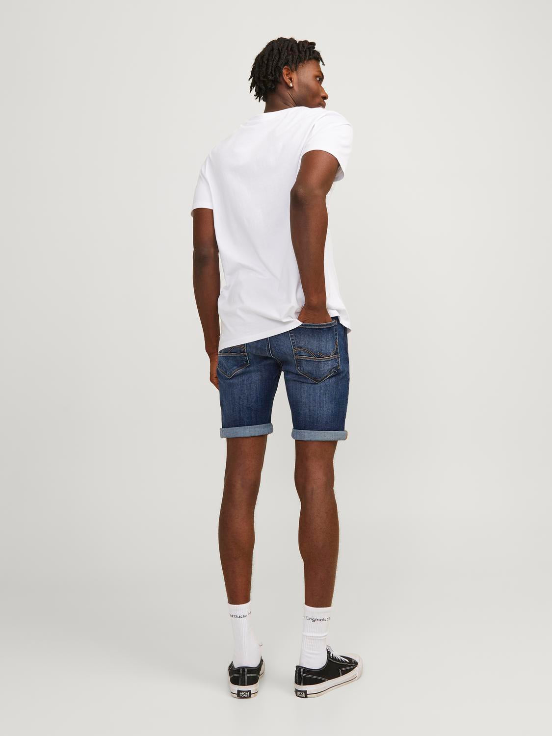 JJIRICK Shorts - Blue Denim