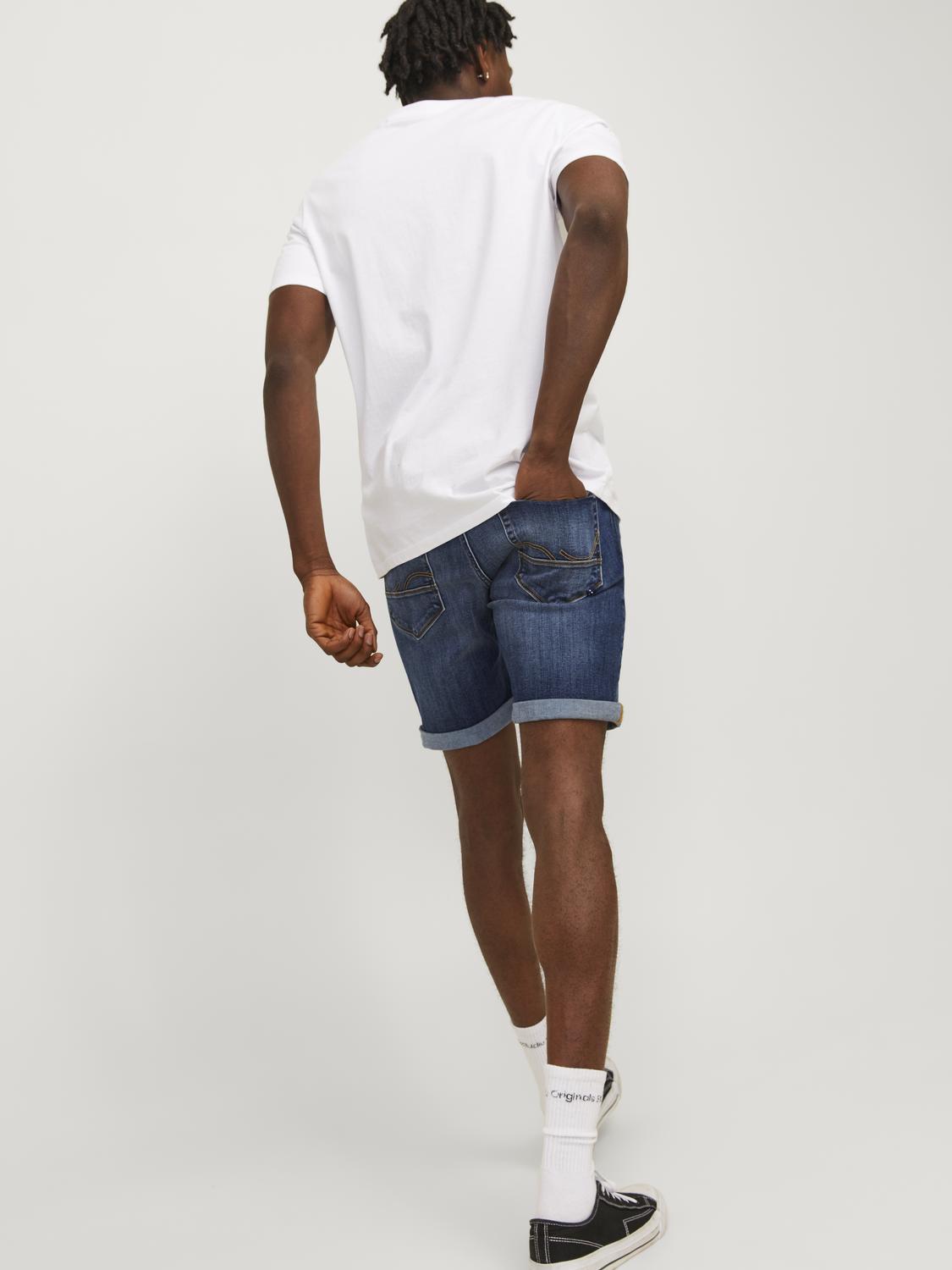 JJIRICK Shorts - Blue Denim