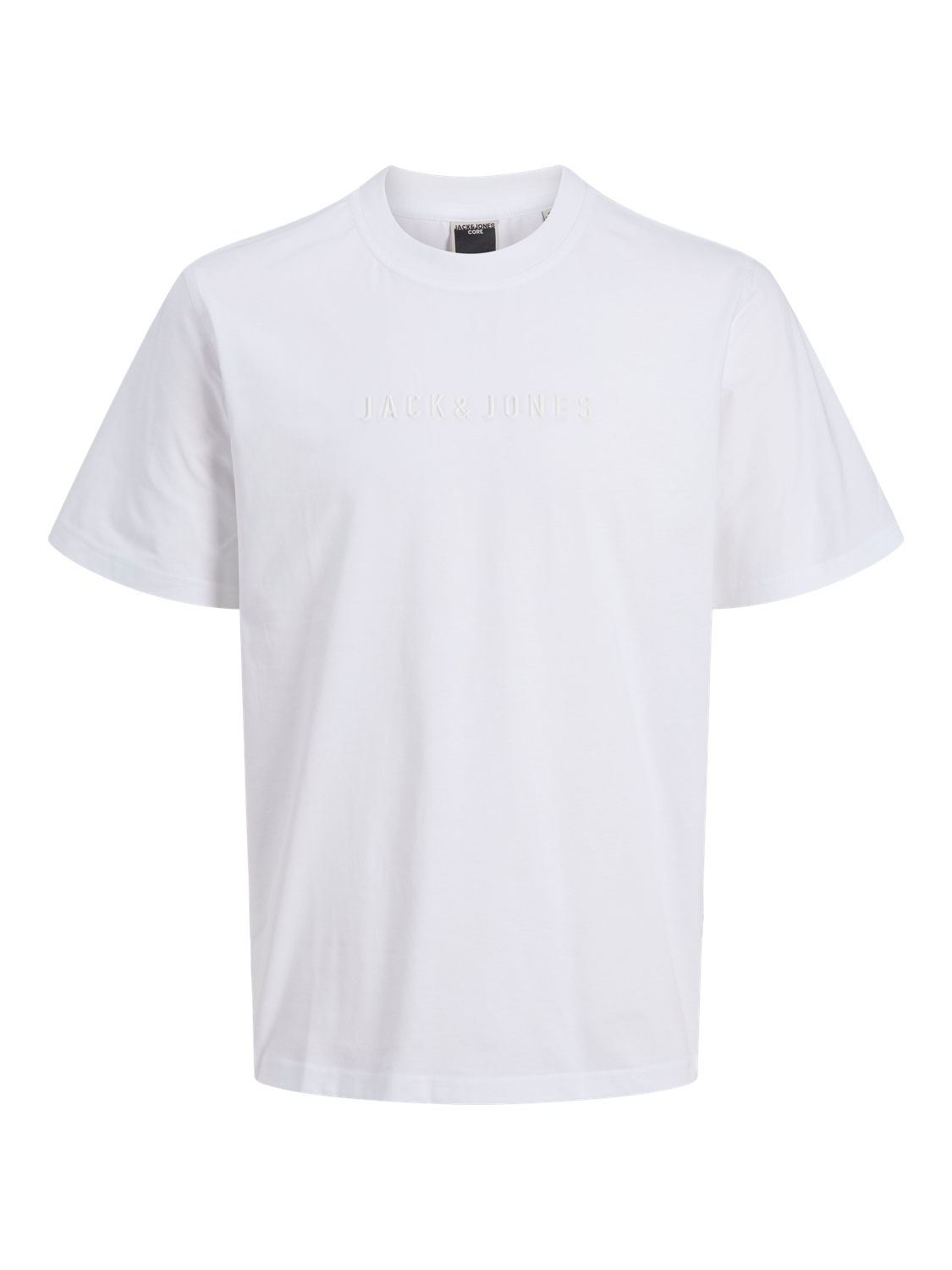 تيشيرت رجالي أبيض مطبوع – خامة قطن 100%