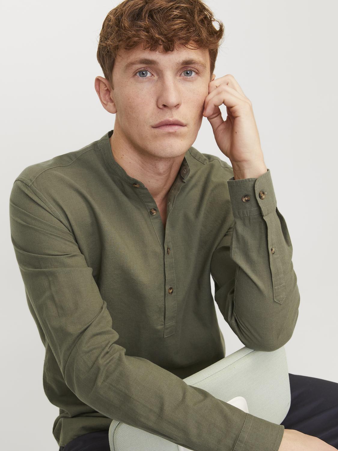 JJESUMMER Shirts - Dusty Olive