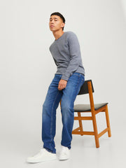 بنطال جينز JJICLARK - أزرق دينم