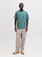 تيشيرت كاجوال أزرق قصة