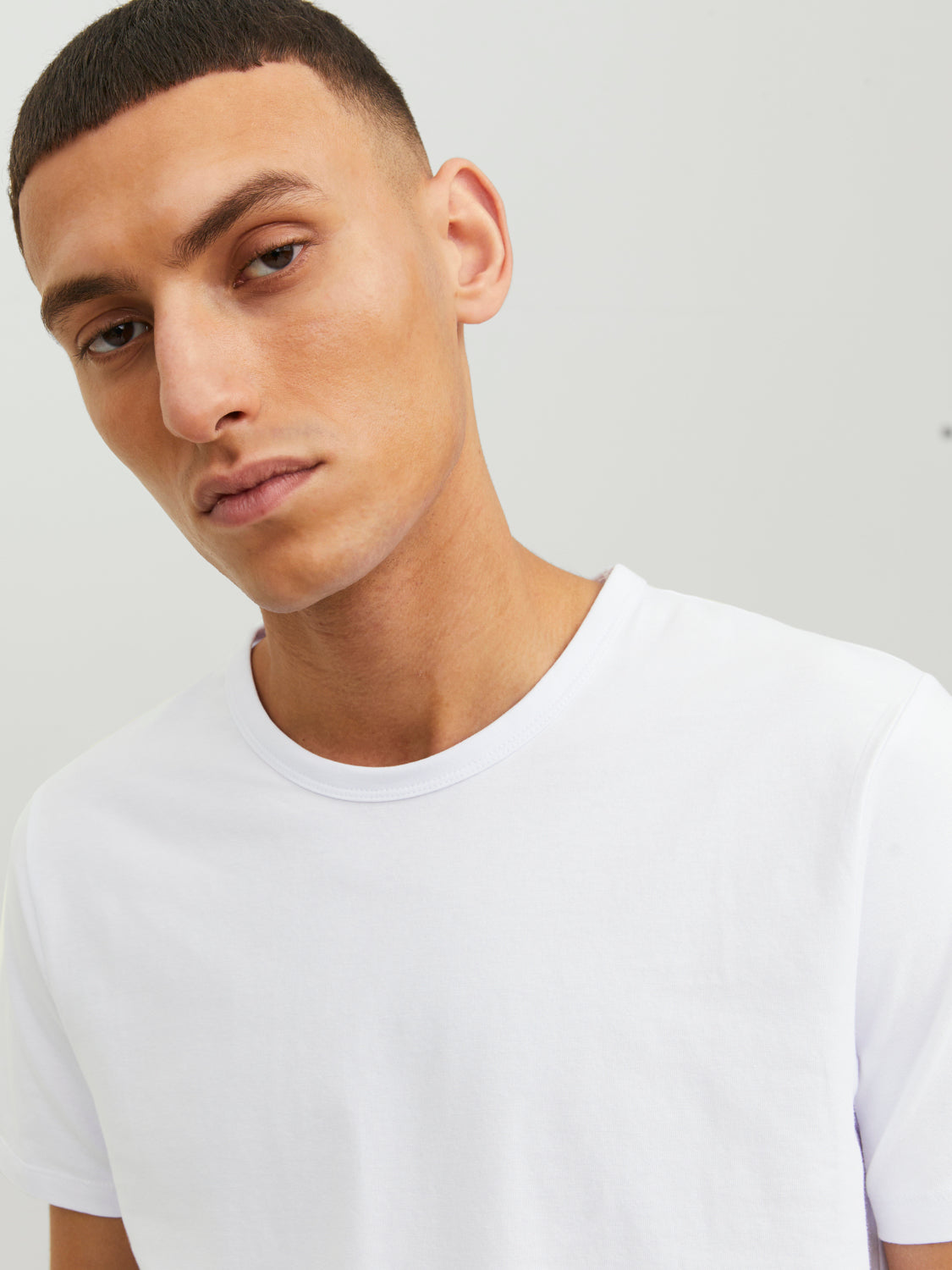 JJEBASIC T-Shirt - OPTICAL WHITE