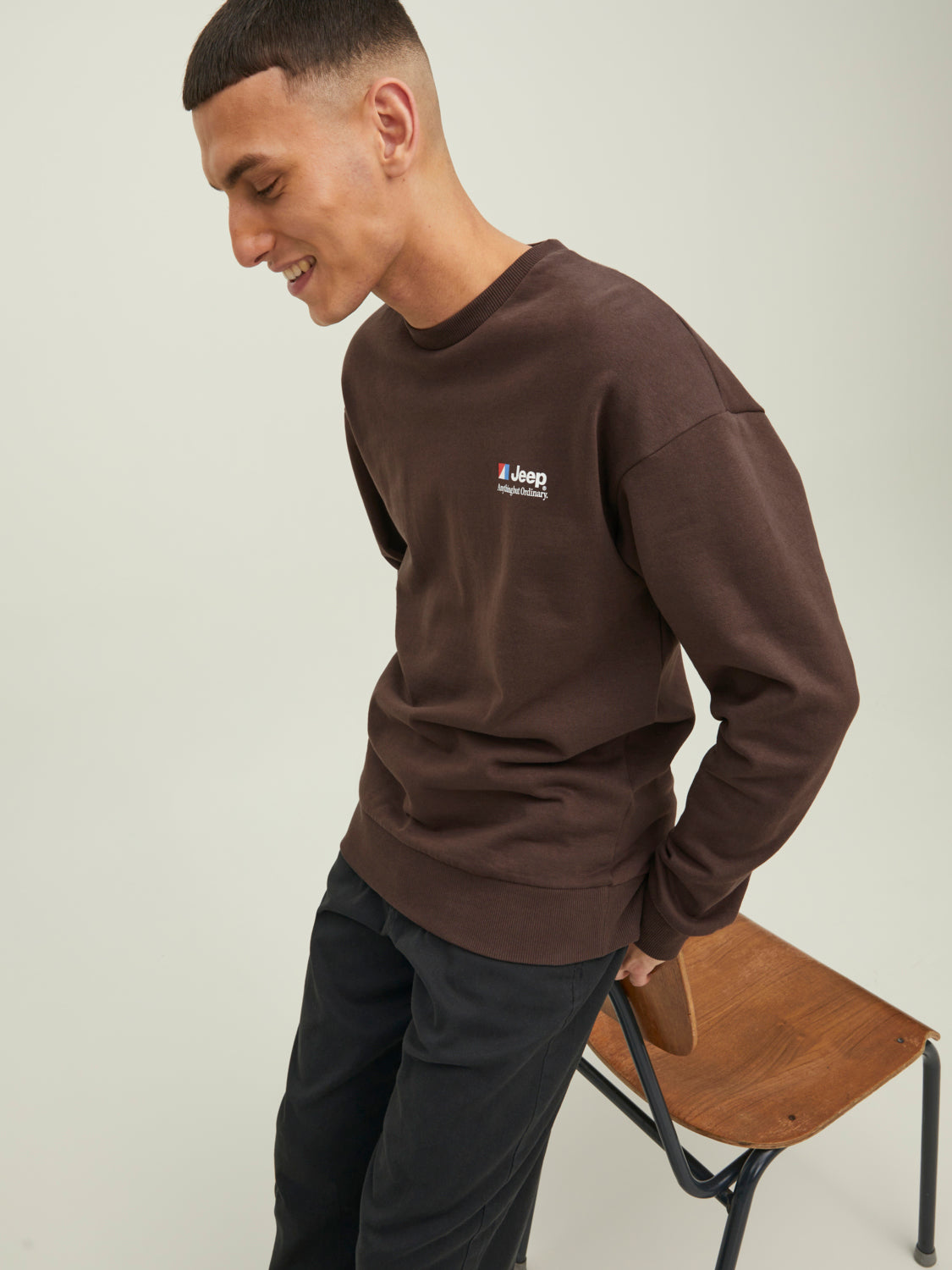 JORJEEP Sweat - Seal Brown