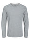 JJEBASIC T-Shirt - LIGHT GREY MELANGE