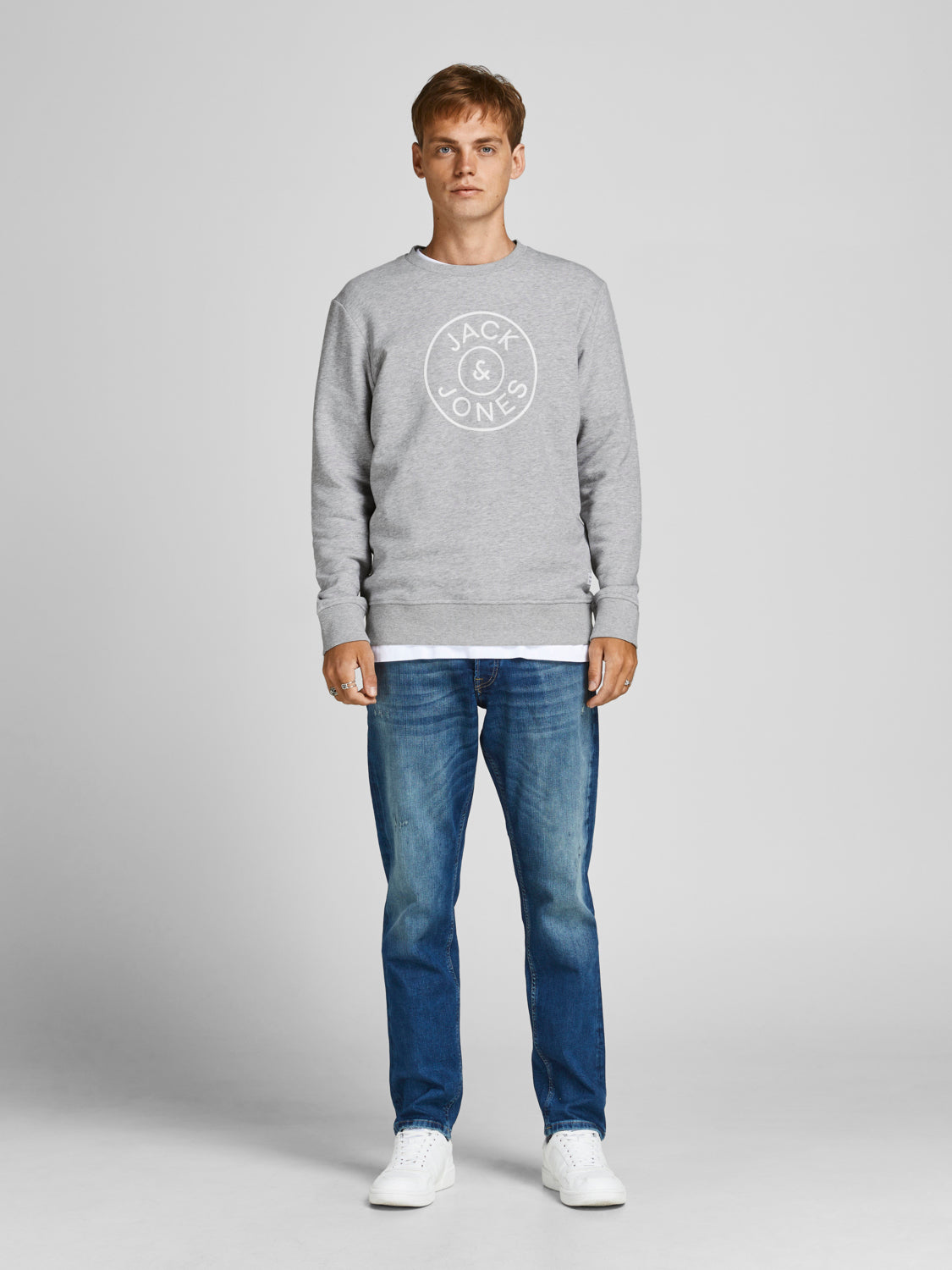 JJMISARI Sweat - Grey Melange