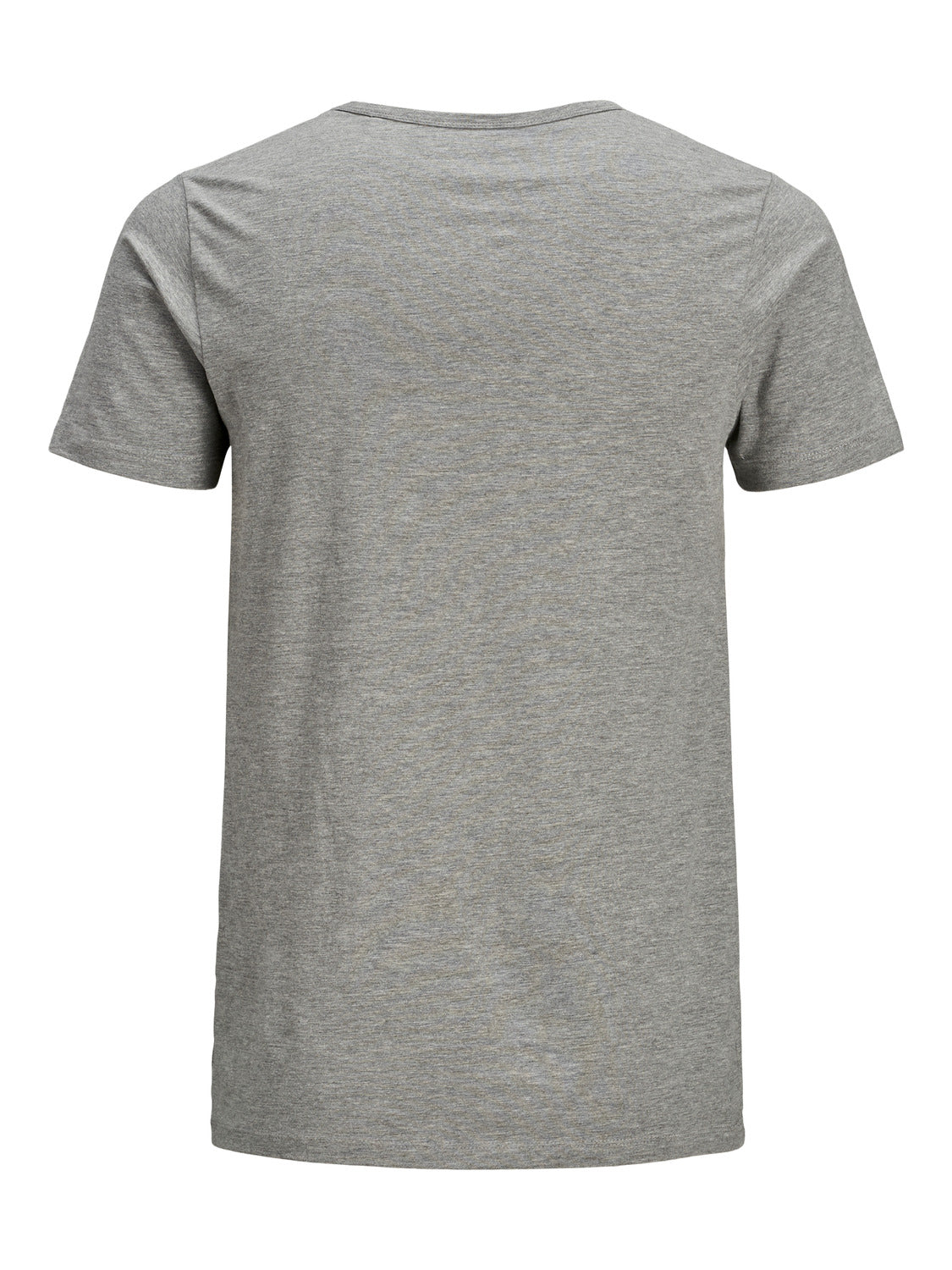 JJEBASIC T-Shirt - LIGHT GREY MELANGE