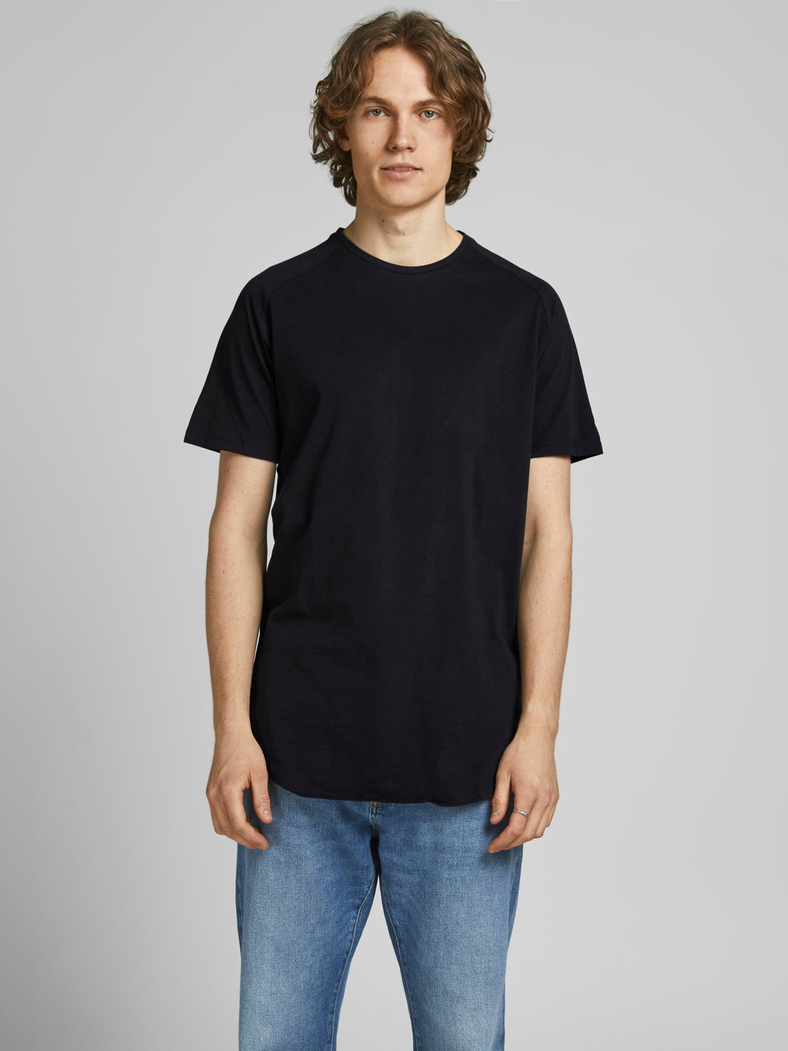 JJECURVED T-Shirt - Black