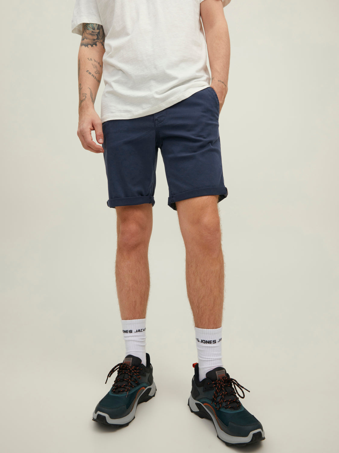 JJIFRED Shorts - Navy Blazer