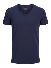 JJEBASIC T-Shirt - NAVY BLUE