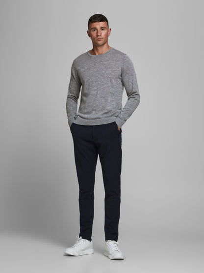 JJEMARK Pullover - Grey Melange