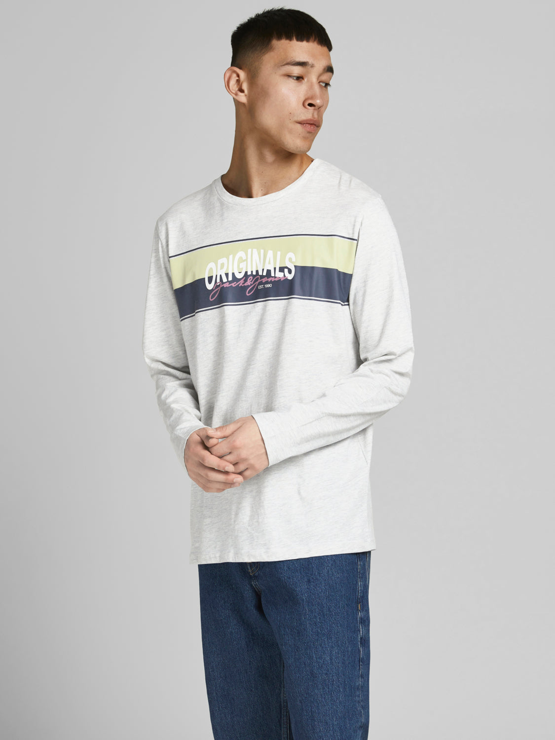 تي شيرت جورماسون - مزيج أبيض